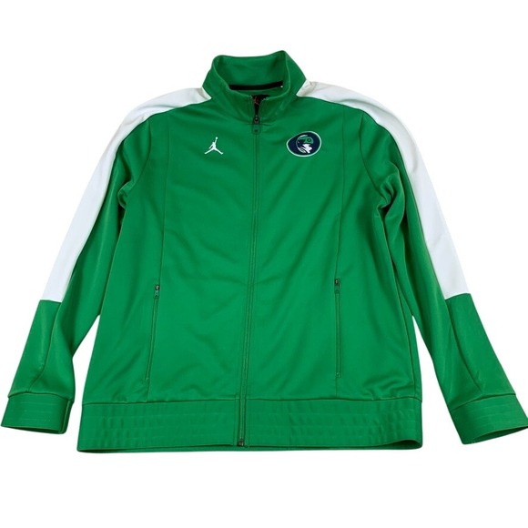 Jordan Brand Other - Air Jordan Mens Green White Full Zip Track Jacket XL Jumpman Patch
